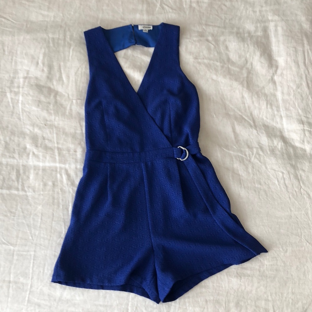 [XS] Storee Royal Blue Romper